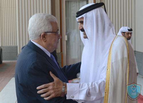 الرئيس يجتمع مع أمير دولة قطر