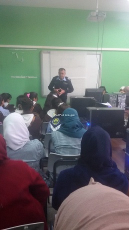 الشرطة تنظم محاضرة لأمهات وطالبات مدرسة خولة بنت الازور في جنين