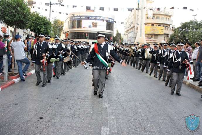 الشرطة الفلسطينية تحتفل بعيدها الثالث والعشرين في رام الله